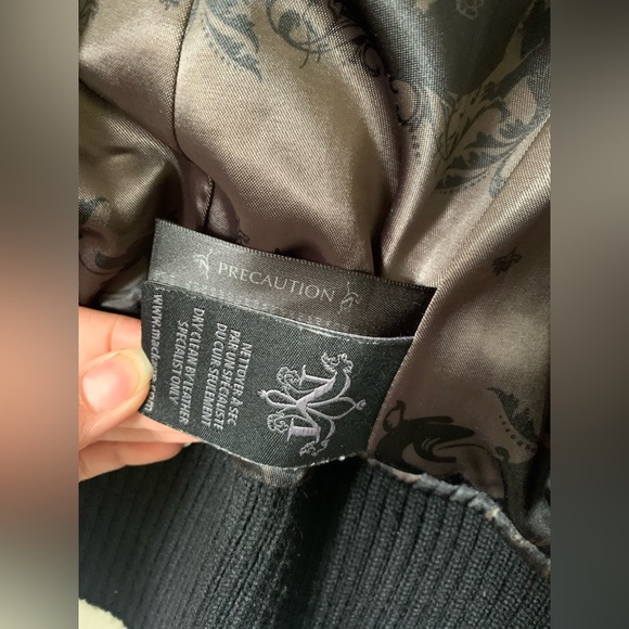 MACKAGE Leather Jacket Size XXS - Picture 9 of 9